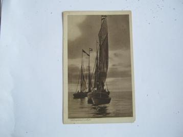 Ansichtkaarten Nederland, TC 11-12 Amsterdam Uitvarend schip beschikbaar voor biedingen