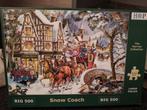 HOP Puzzel Snow Coach 500 XL, Hobby en Vrije tijd, Ophalen, 500 t/m 1500 stukjes, Zo goed als nieuw, Legpuzzel