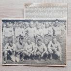 Kranten foto Zweedse elftal 1958 voor aanvang WK finale, Verzenden, Zo goed als nieuw, Buitenlandse clubs, Poster, Plaatje of Sticker