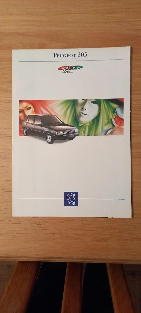 Peugeot 205 Colorline brochure, 1993, Boeken, Auto's | Folders en Tijdschriften, Zo goed als nieuw, Peugeot, Verzenden