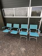 Inklapbare Bistro Stoelen, Tuin en Terras, Ophalen, Gebruikt, Metaal, Inklapbaar
