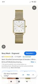Tekoop dameshorloge, Sieraden, Tassen en Uiterlijk, Horloges | Dames, Staal, Staal, Polshorloge, Zo goed als nieuw