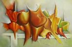 Abstract schilderij Bostinten, Antiek en Kunst, Kunst | Schilderijen | Abstract, Ophalen of Verzenden