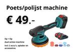 Dual Acion poetsmachine polijstmachine met accu's, Ophalen of Verzenden