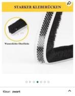 NIEUW! Fowong tochtstrip zwart borstelafdichting €4,99, Ophalen of Verzenden, Nieuw