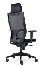 Ergo office plus bureaustoel netweave met hoofdsteun, Huis en Inrichting, Bureaustoelen, VST, Zwart, Nieuw, Ophalen of Verzenden