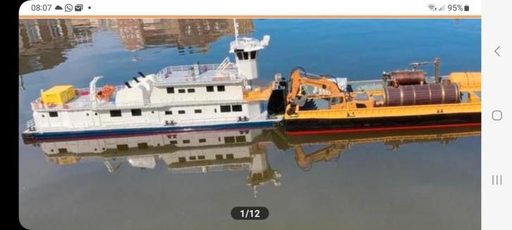 Duwboot Cantagallo 96 cm Zonder duwbakken, Hobby en Vrije tijd, Modelbouw | Boten en Schepen, Ophalen