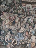 Zeer fijn schilderij Bali, Antiek en Kunst, Ophalen of Verzenden