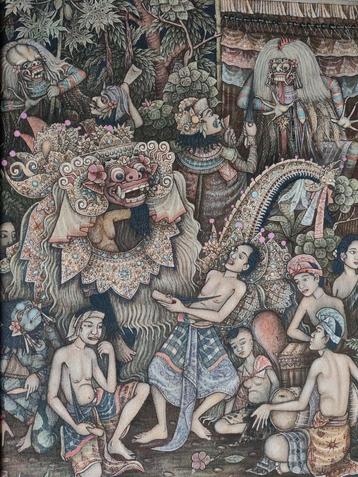 Zeer fijn schilderij Bali beschikbaar voor biedingen