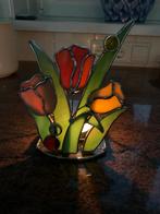 Vintage Tiffany Style waxinelichthouder, Ophalen, Zo goed als nieuw, Overige materialen, Minder dan 25 cm