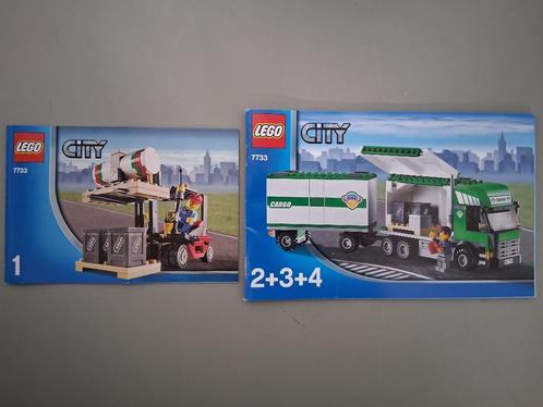 vintage LEGO vrachtwagen combinatie 7733, Kinderen en Baby's, Speelgoed | Duplo en Lego, Zo goed als nieuw, Lego, Complete set