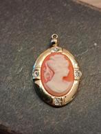 Doublé Camee Hanger, goudverguld, Sieraden, Tassen en Uiterlijk, Overige materialen, Overige voorstellingen, Ophalen of Verzenden