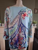 K Design helder blauwe top L 42 44 Gratis Verzenden NL, Kleding | Dames, K-design, Maat 42/44 (L), Zo goed als nieuw, Lange mouw