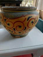 Oude Clivia Pot met Decoratie, Ophalen of Verzenden