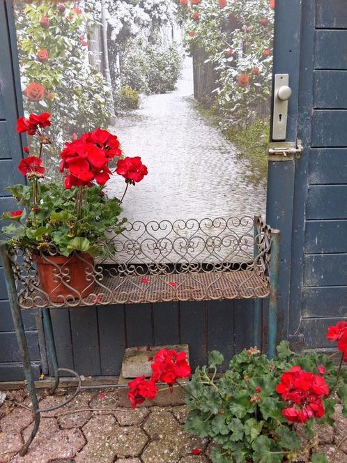 Smeedijzer jardine 70x60x20, Tuin en Terras, Tuinwanddecoratie, Zo goed als nieuw, Ophalen