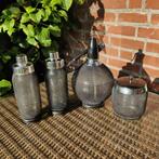 4 delig zwart/Vintage barset  design Merkuria Kovoca vintage, Ophalen, Zo goed als nieuw, Overige typen