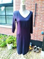 te koop: blauw jurkje met lange mouw, Kleding | Dames, Jurken, Gedragen, Blauw, Maat 38/40 (M), Ophalen of Verzenden