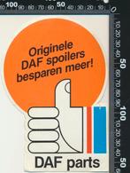 Sticker: Daf - Parts - Originele Daf spoilers besparen meer, Ophalen of Verzenden, Zo goed als nieuw, Bedrijf of Vereniging