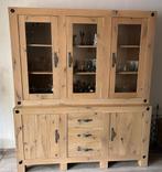 Buffetkast,  hoogwaardig wit eiken - De Bommel, Ophalen, Glas, Met deur(en), 200 cm of meer