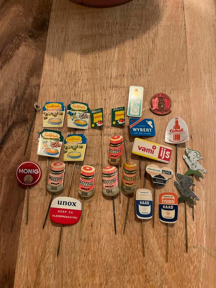 Reclame Pins Verzameling, Verzamelen, Speldjes, Pins en Buttons, Gebruikt, Speldje of Pin, Merk, Ophalen of Verzenden