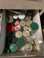 glazen potjes met deksel, Huis en Inrichting, Keuken | Potten en Pannen, Ophalen, Gebruikt, Glas, Pot, Bus of Blik