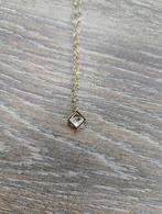 Jewelry Gouden ketting met kubus-hanger – Elegant & nieuw, Sieraden, Tassen en Uiterlijk, Kettingen, Verzenden, Nieuw, Goud, Goud
