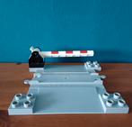 Duplo lego Overweg lichtgrijs treinrails met slagboom, Ophalen of Verzenden, Zo goed als nieuw, Duplo
