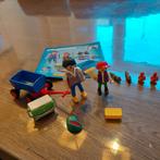 Leuke playmobil bezoekers met bolderwagen 4467, Complete set, Gebruikt, Ophalen of Verzenden