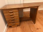Vintage retro bureau tafel hout Billnäs model design 303, Huis en Inrichting, Bureaus, Ophalen of Verzenden, Gebruikt, Bureau