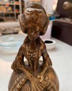 antieke bronzen koper barok tafelbel, dame Hemony Bell,, Ophalen of Verzenden