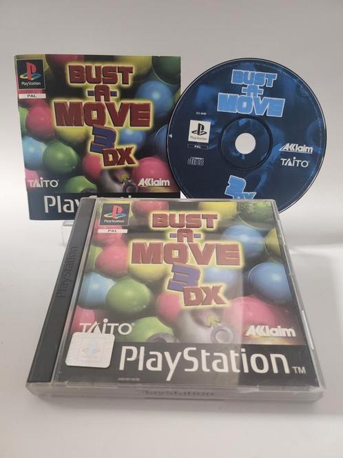 Bust a Move 3DX Playstation 1/ Ps1, Spelcomputers en Games, Games | Sony PlayStation 1, Zo goed als nieuw, Puzzel en Educatief