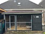 Ruime hondenkennel met nachthok, Dieren en Toebehoren, Hondenhokken, Ophalen, Hondenkennel, 100 cm of meer, 110 cm of meer