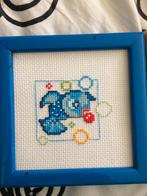 klein geborduurd schilderijtje vis voor kinderkamer, Kinderen en Baby's, Kinderkamer | Inrichting en Decoratie, Ophalen of Verzenden