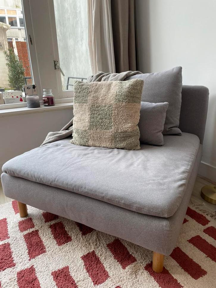 IKEA Söderhamn 1-zits element - Tonerud grijs, Huis en Inrichting, Fauteuils, Zo goed als nieuw, Stof, 75 tot 100 cm, Ophalen