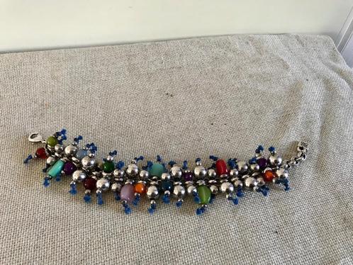 Uno de 50 armband (52) met veel kralen, Sieraden, Tassen en Uiterlijk, Armbanden, Nieuw, Overige materialen, Zilver, Met bedels of kralen