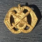 Baretembleem, Verzamelen, Ophalen of Verzenden, Landmacht, Nederland, Embleem of Badge