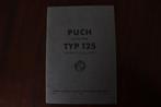 PUCH typ 125 1948 ersatzteilliste onderdelen boek touren, Motoren, Ophalen of Verzenden, Overige merken