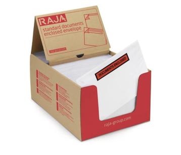 1000 Paklijstenveloppen  "PACKING LIST" 165x130mm Rajapack beschikbaar voor biedingen
