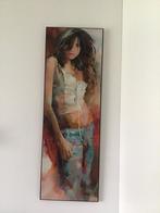 Retro schilderij 88 x 30 cm, Antiek en Kunst, Ophalen
