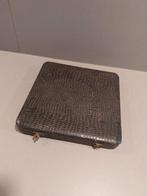 Vintage Verzilverde Visbestekset in Cassette, Ophalen of Verzenden