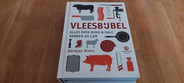 Vleesbijbel - Gertjan Kiers, Boeken, Kookboeken, Zo goed als nieuw, Hoofdgerechten, Overige typen, Europa, Gezond koken, Ophalen of Verzenden