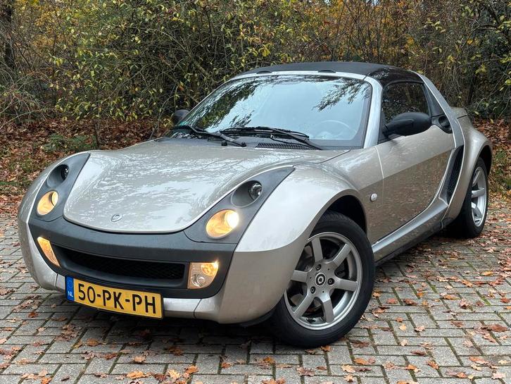 Smart Roadster 0.7 60KW AUT 2004 Grijs, Auto's, Smart, Particulier, Roadster, Benzine, B, Cabriolet, Automaat, Origineel Nederlands