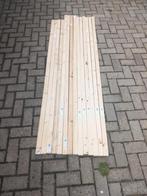 Vuren houten balken geschaafd, Ophalen, 25 tot 50 mm, Zo goed als nieuw, 200 tot 250 cm