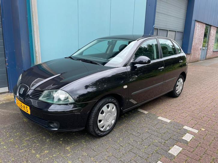 Seat Ibiza 1.4 16V 55KW 2002 Zwart, Auto's, Seat, Bedrijf, Ibiza, ABS, Airbags, Airconditioning, Boordcomputer, Centrale vergrendeling