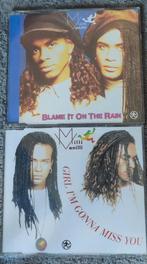 Milli Vanilli Blame it on the rain, Girl I´m gonna miss you, 6 singles of meer, Verzenden, Zo goed als nieuw, Pop