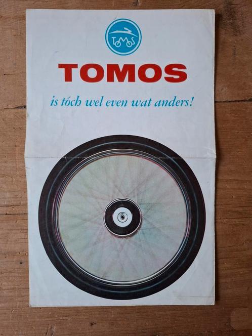 Tomos bromfiets folder, Boeken, Auto's | Folders en Tijdschriften, Gelezen, Overige merken, Ophalen of Verzenden
