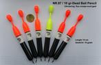 DEAD BAIT PENCIL / SNOEKDOBBER HANDBUILT NR. 97 / 10 gram, Ophalen of Verzenden, Nieuw, Dobber of Lood