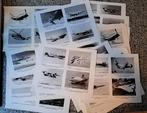 23 vintage informatiebladen vliegtuigen helikopters, Verzamelen, Ophalen of Verzenden, Zo goed als nieuw, Schaalmodel