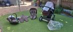 Complete kinderwagen set - gebruikt, Ophalen of Verzenden, Gebruikt, Combiwagen, Verstelbare duwstang