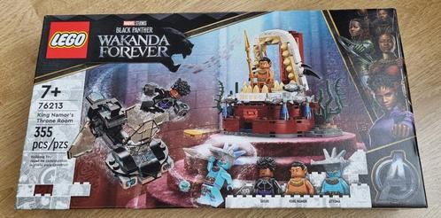 Lego 76213 King Namor's Trone Room., Kinderen en Baby's, Speelgoed | Duplo en Lego, Nieuw, Lego, Complete set, Ophalen of Verzenden